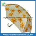 Market Beautiful Printing Yellow Flower Umbrella for Sale